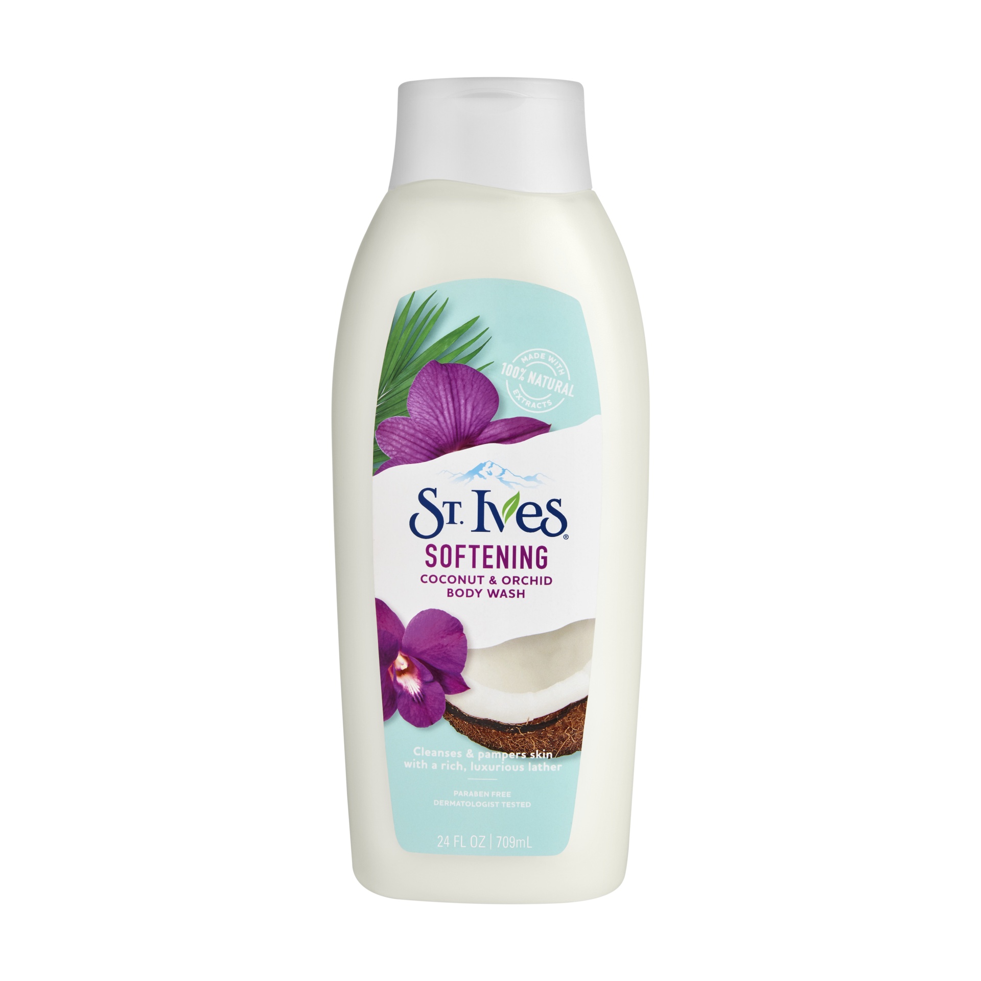 slide 1 of 2, St. Ives Soft and Silky Coconut and Orchid Body Wash, 24 oz