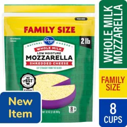Kroger® Whole Milk Mozzarella Shredded Cheese BIG DEAL!