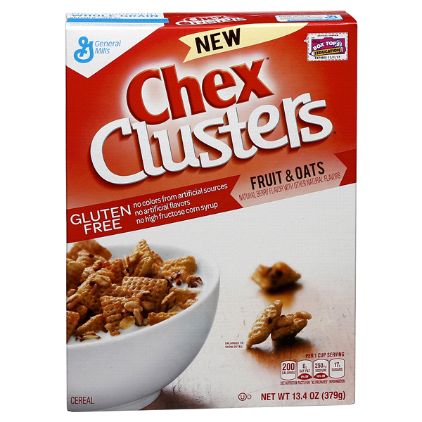 slide 1 of 1, Chex Fruit & Oats Clusters, 13.4 oz