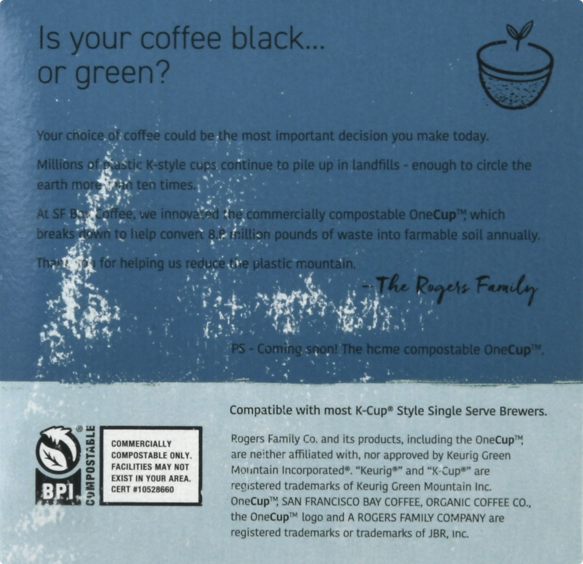 slide 8 of 9, SF Bay Coffee Espresso Roast, 4.65 oz; 1 cup