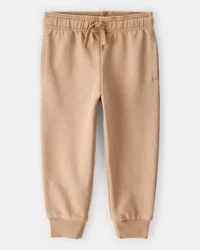Carter's Toddler Boy Construction French Terry Jogger - Tan Tan 4T