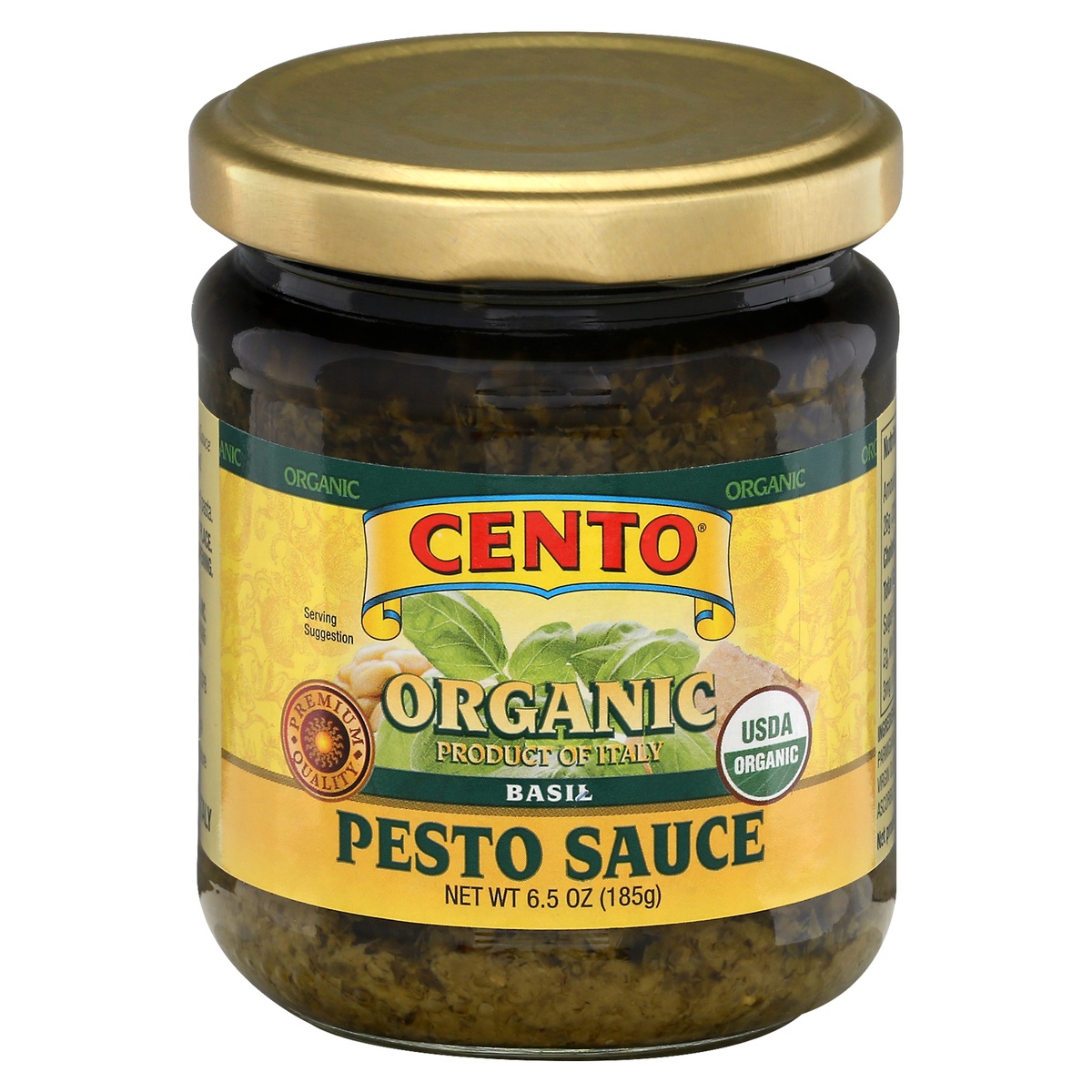 slide 1 of 1, Cento Organic Basil Pesto Sauce, 6.5 oz