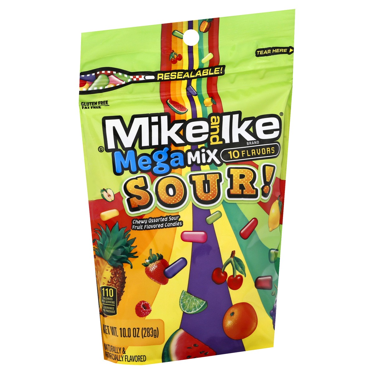 slide 10 of 10, MIKE AND IKE Megamix Sour Candy - 10 oz, 10 oz