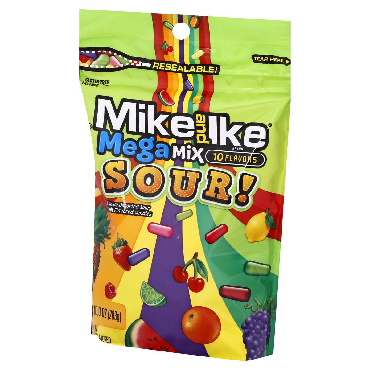 slide 8 of 10, MIKE AND IKE Megamix Sour Candy - 10 oz, 10 oz