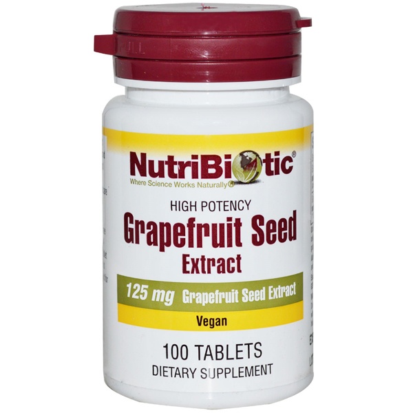 slide 1 of 1, Nutribiotic Grapefruit Seed Extract, 100 ct; 125 mg