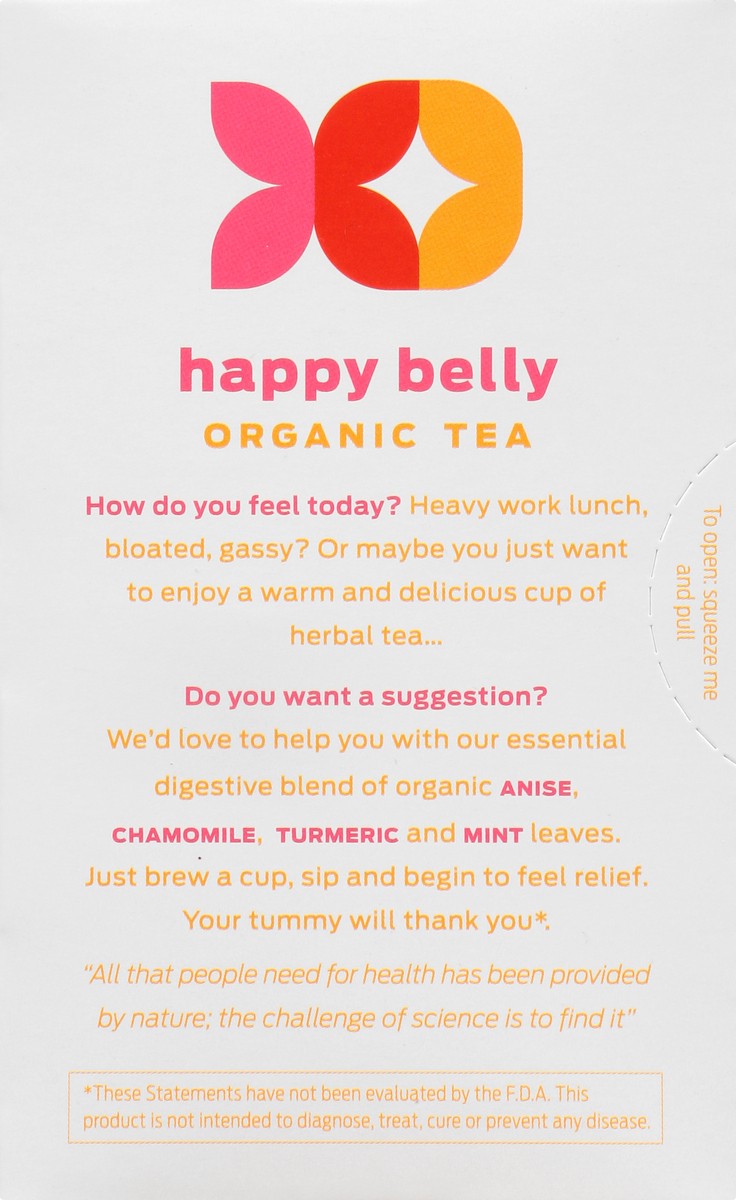 slide 5 of 9, Helps Organic Happy Belly Caffeine Free Bags Tea - 16 ct, 16 ct