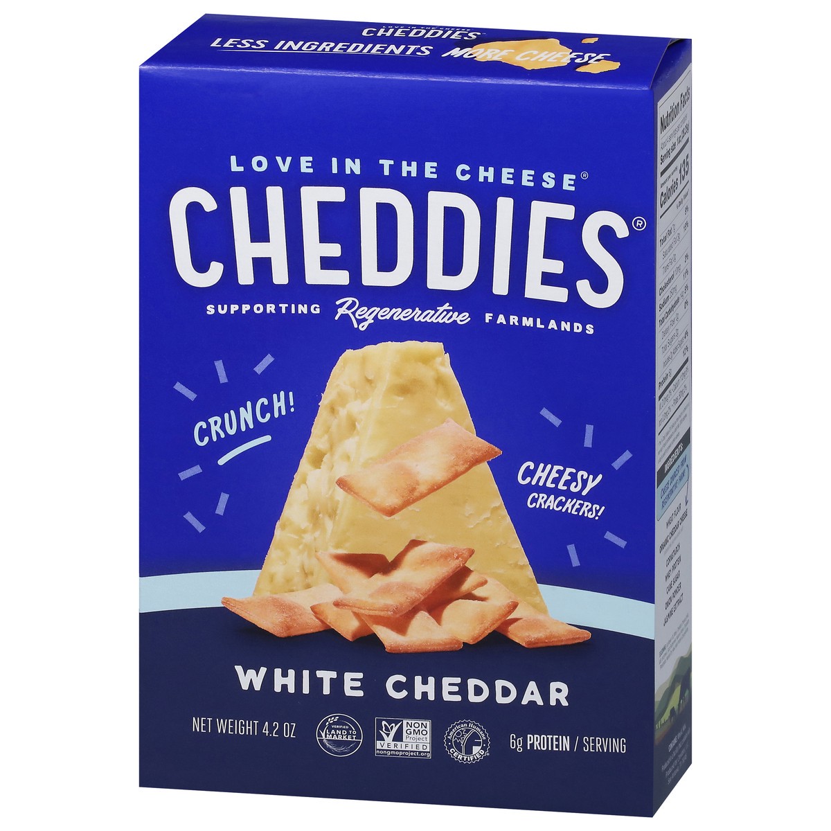 slide 4 of 9, Cheddies White Cheddar Cheesy Crackers 4.2 oz, 4.2 oz