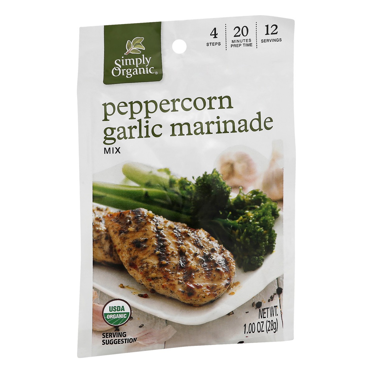 slide 8 of 9, Simply Organic Peppercorn Garlic Marinade Mix 1 oz, 1 oz