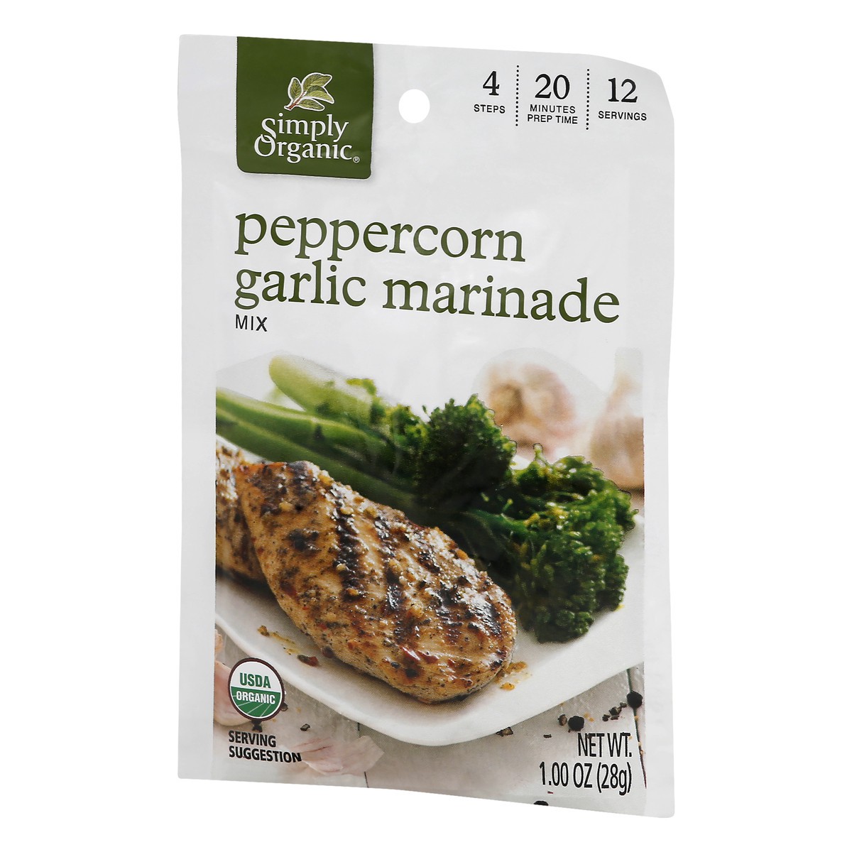 slide 4 of 9, Simply Organic Peppercorn Garlic Marinade Mix 1 oz, 1 oz