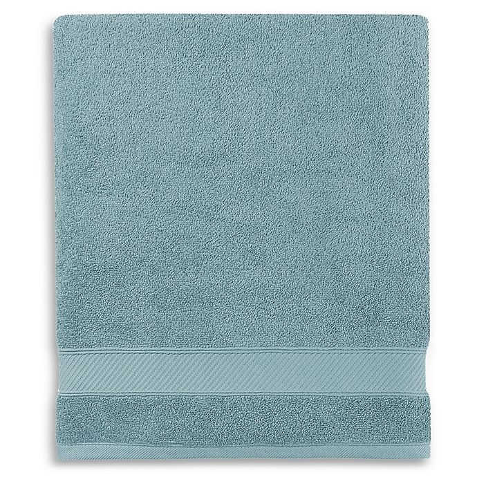 slide 1 of 3, Wamsutta Hygro Duet Bath Sheet - Cameo Blue, 1 ct