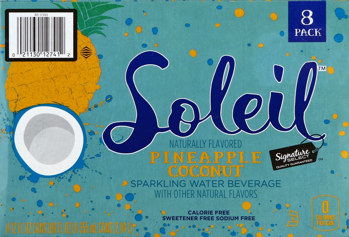 slide 4 of 9, Signature Select Sparkling Water Beverage 8 ea, 8 ct; 12 fl oz