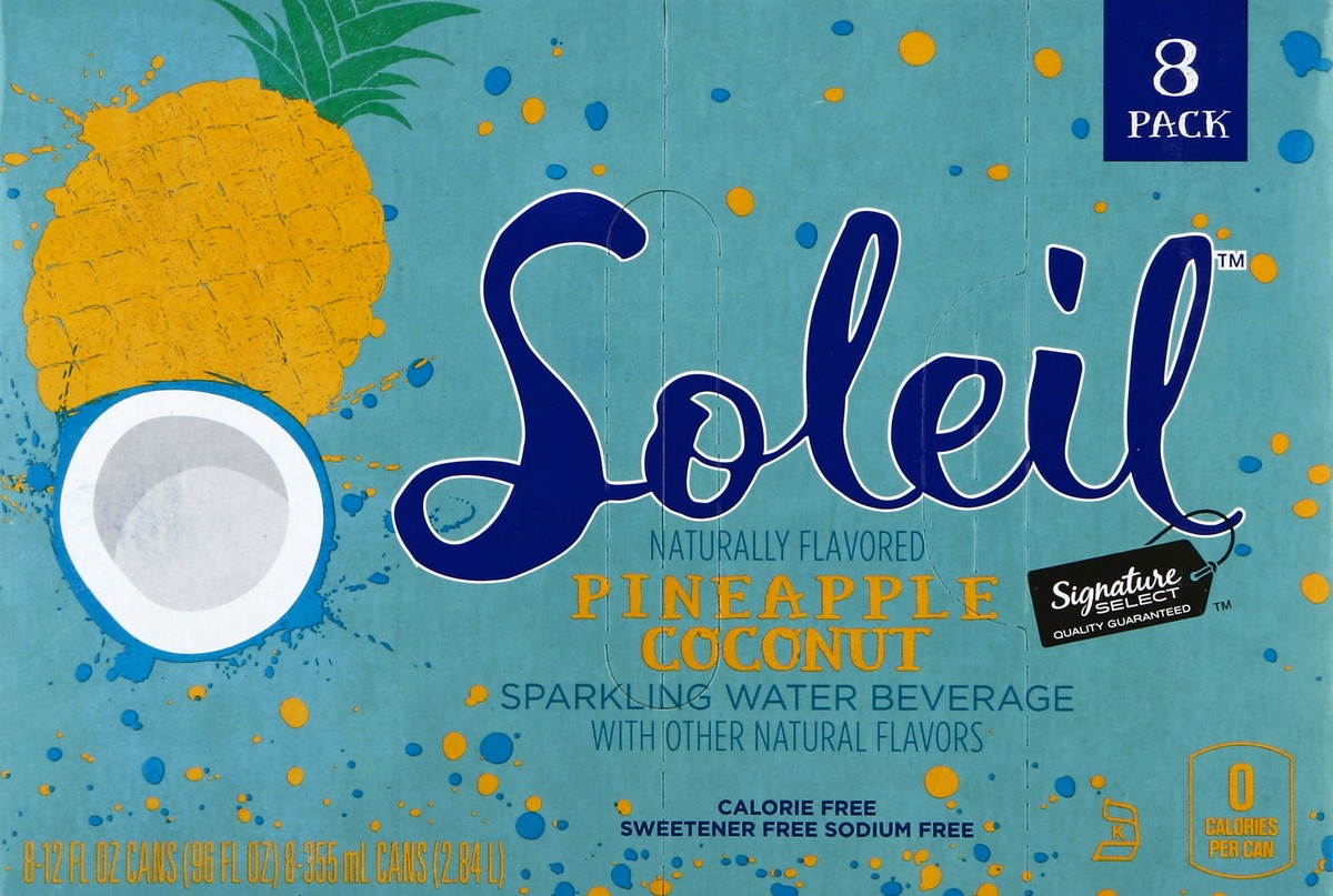 slide 9 of 9, Signature Select Sparkling Water Beverage 8 ea, 8 ct; 12 fl oz