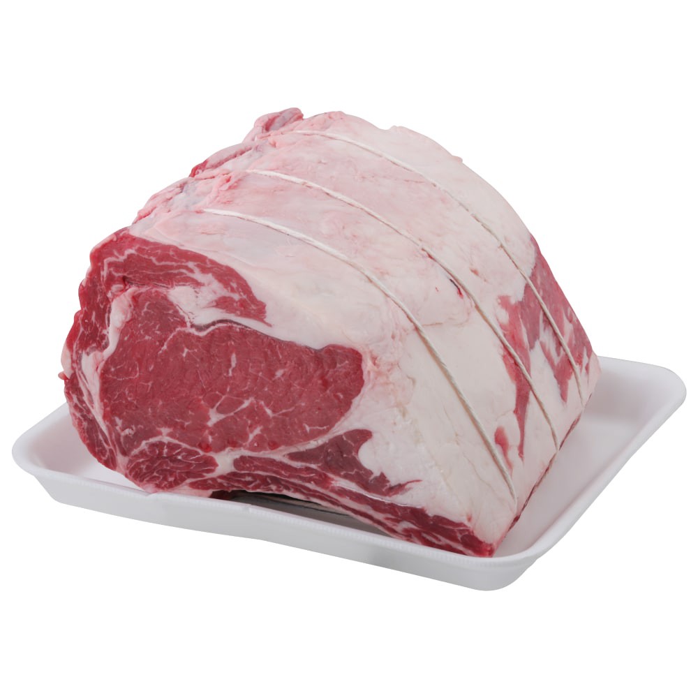 slide 2 of 2, Harris Teeter Angus Reserve Beef Bone-In Rib Roast - Available 10 am - 7 pm, per lb