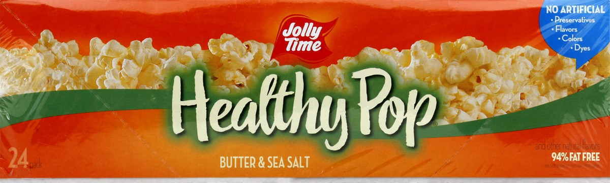 slide 3 of 10, Jolly Time 24 Pack Butter & Sea Salt Healthy Pop 24 ea, 24 ct