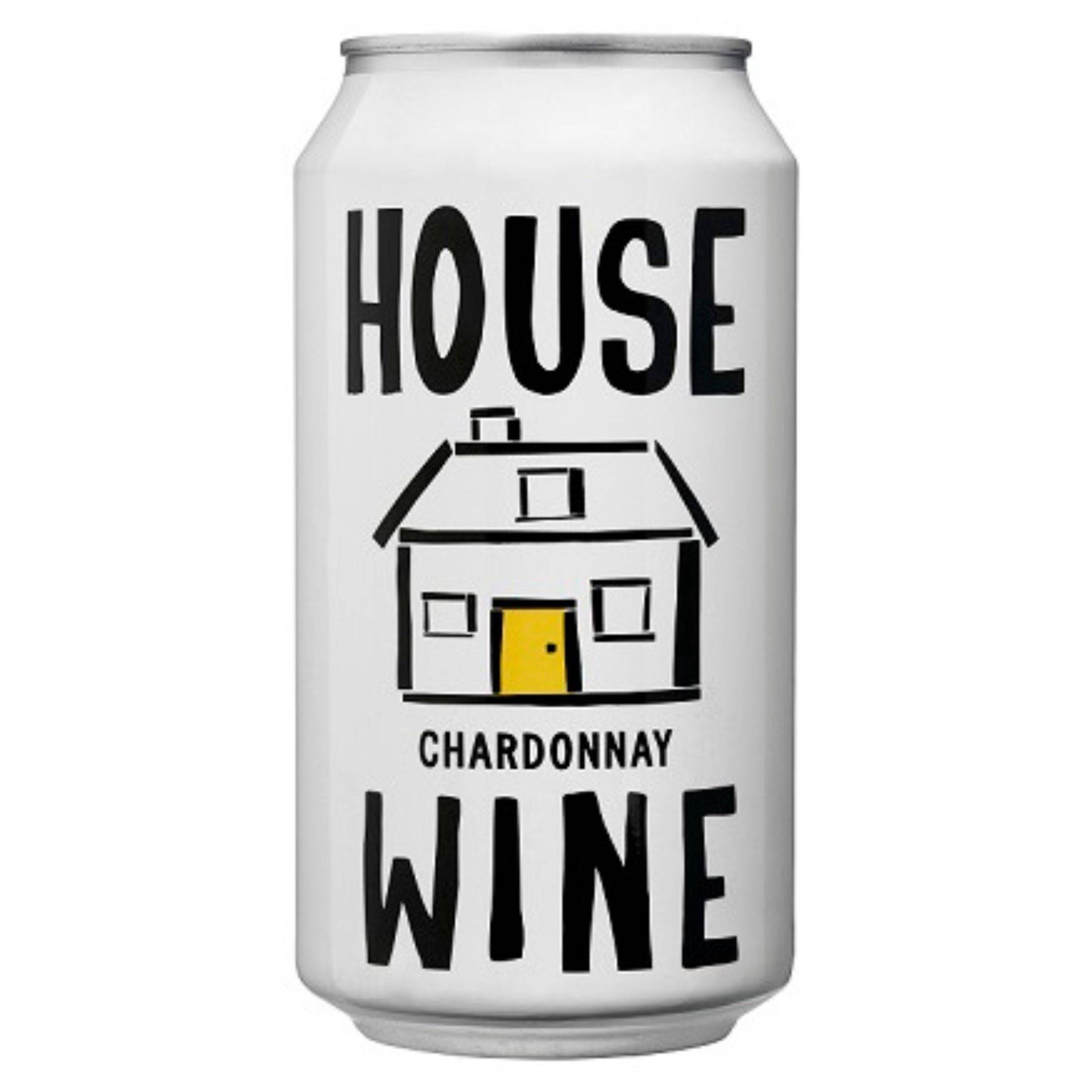 slide 1 of 1, House Wines Chardonnay White Wine - 375ml Can, 375 ml