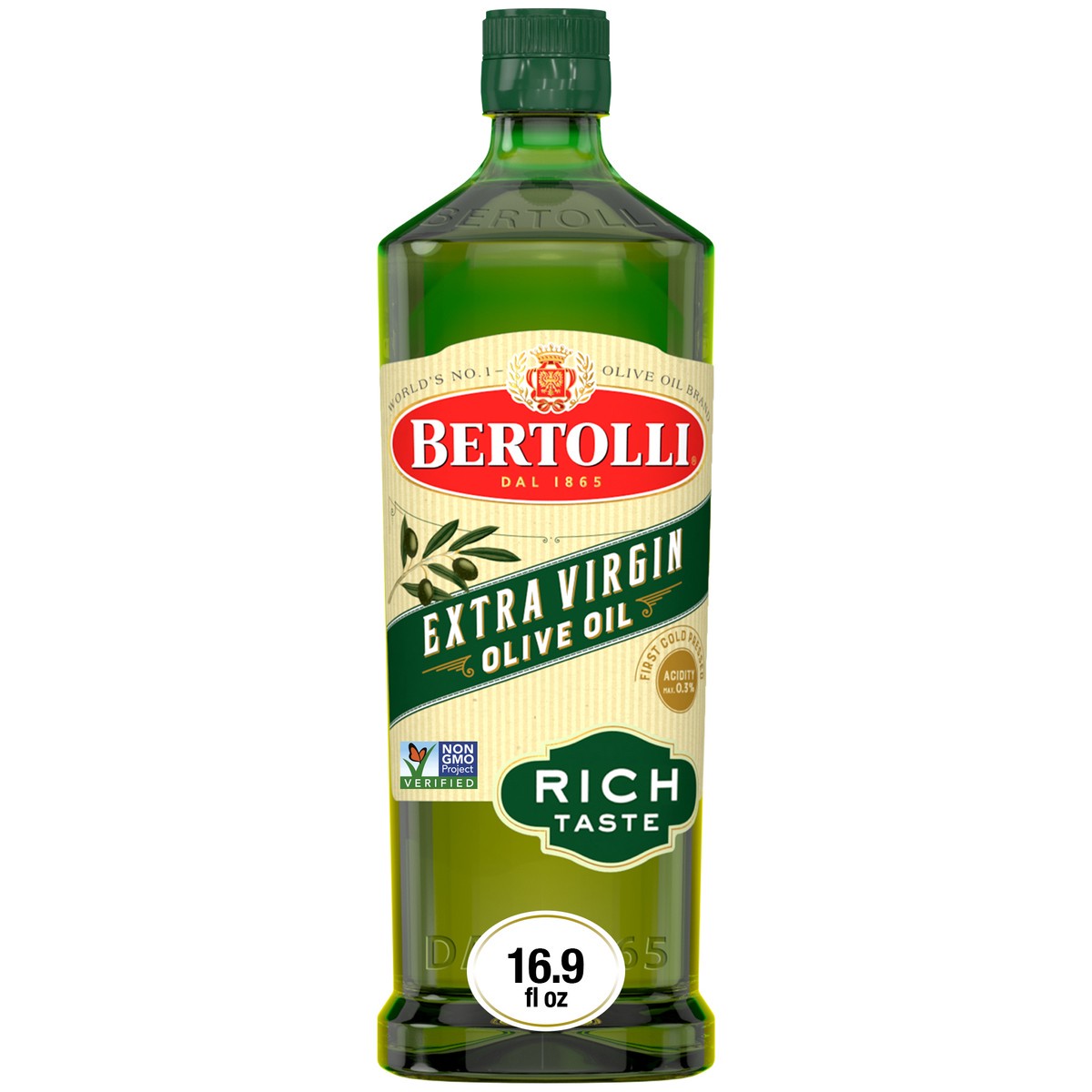 slide 2 of 15, Bertolli Extra Virgin Olive Oil, Rich Taste - 500 ml, 500 ml