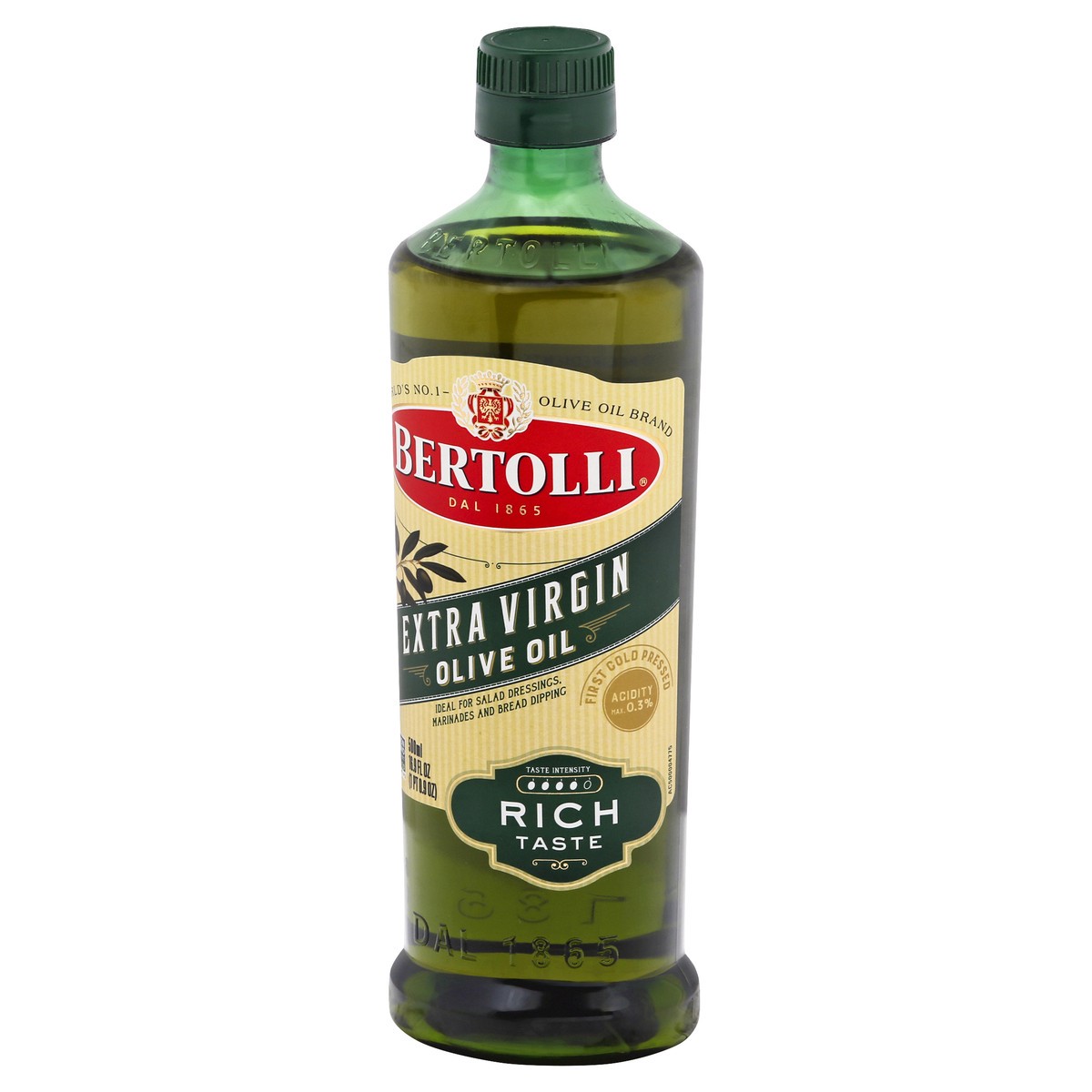 slide 8 of 15, Bertolli Extra Virgin Olive Oil, Rich Taste - 500 ml, 500 ml