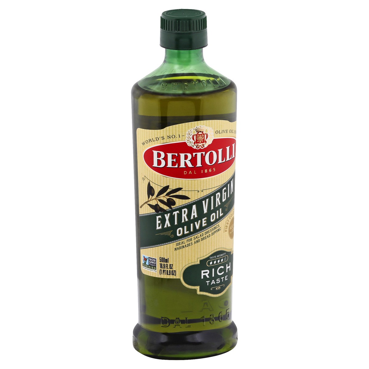 slide 6 of 15, Bertolli Extra Virgin Olive Oil, Rich Taste - 500 ml, 500 ml