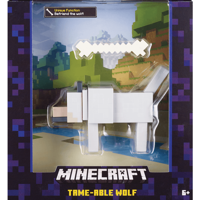 slide 1 of 1, Minecraft Swinging Pick Axe Steve 5" Figure, 5 in