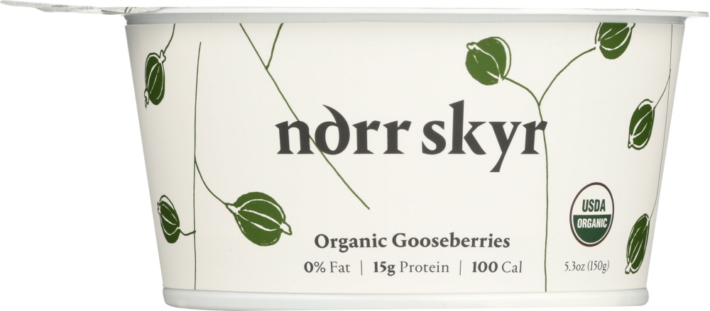 slide 1 of 1, Norr Skyr Organic Gooseberries, 5.3 oz