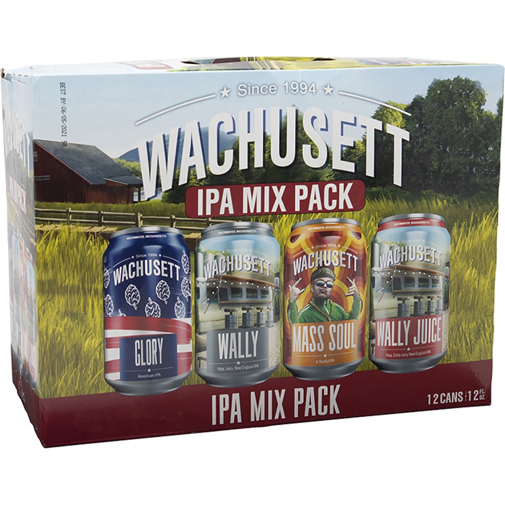 slide 1 of 1, Wachusett Ipa Mix Pack, 12 ct; 12 oz