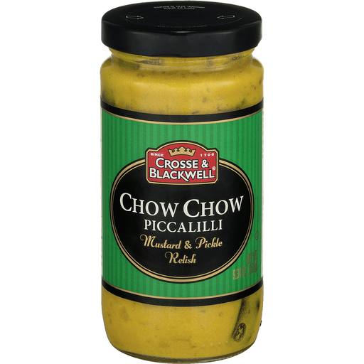 slide 2 of 9, Crosse & Blackwell Chow Chow Piccalilli Mustard Pickle Relish, 9.4 oz