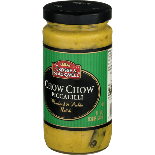 slide 3 of 9, Crosse & Blackwell Chow Chow Piccalilli Mustard Pickle Relish, 9.4 oz