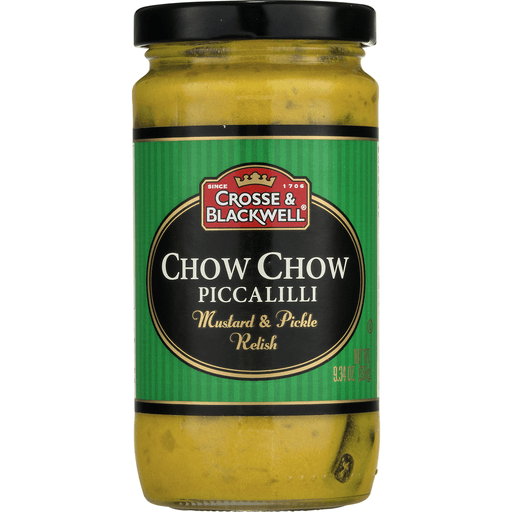 slide 4 of 9, Crosse & Blackwell Chow Chow Piccalilli Mustard Pickle Relish, 9.4 oz