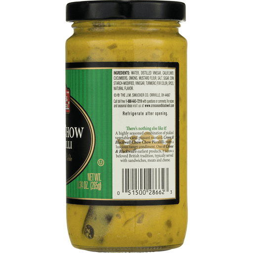 slide 6 of 9, Crosse & Blackwell Chow Chow Piccalilli Mustard Pickle Relish, 9.4 oz