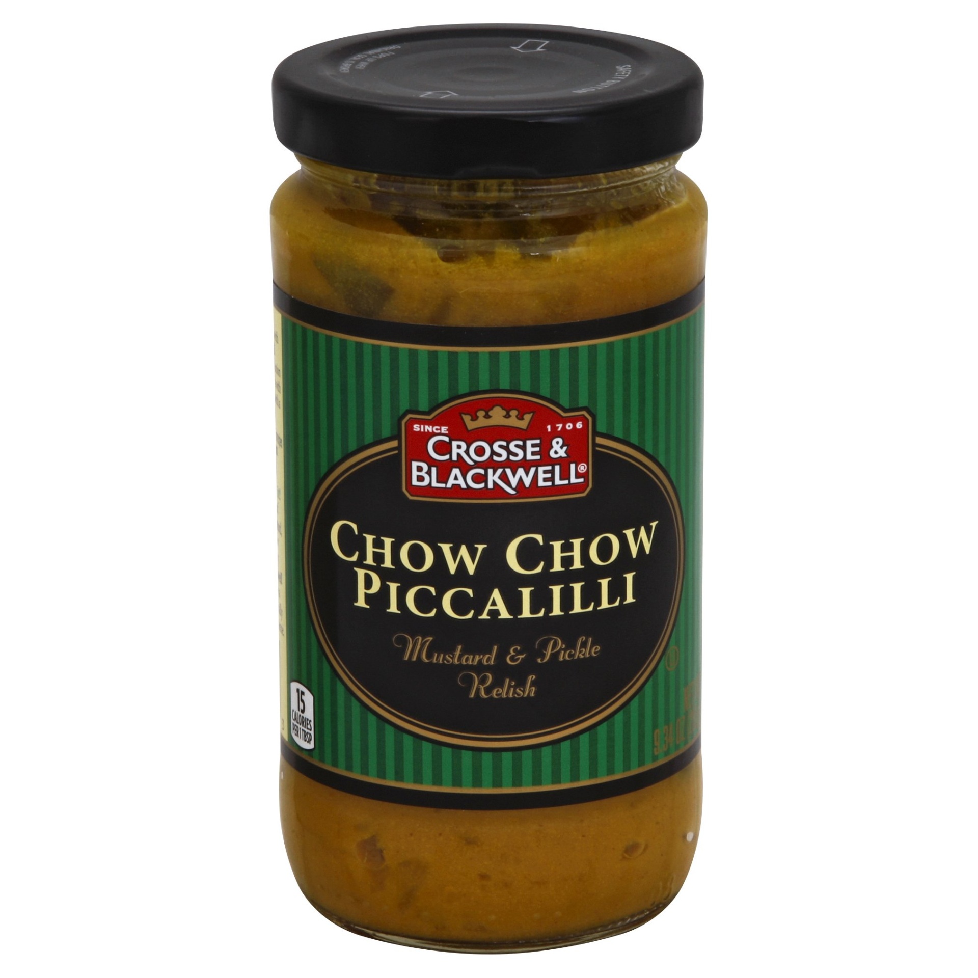 slide 1 of 9, Crosse & Blackwell Chow Chow Piccalilli Mustard Pickle Relish, 9.4 oz