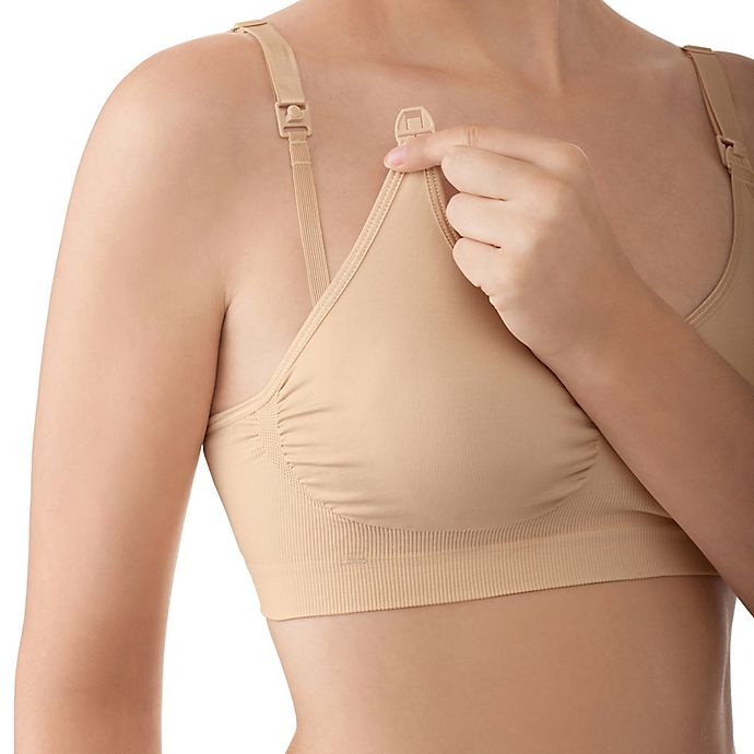 slide 3 of 6, Medela Small Maternity and Nursing Comfort Bra - Nude, 1 ct