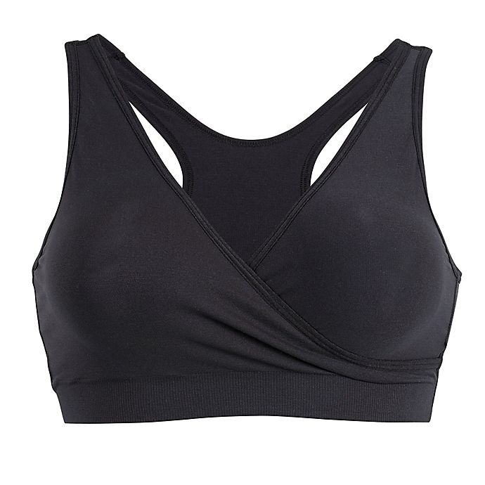 slide 2 of 6, Medela Small Nursing Sleep Bra - Black, 1 ct