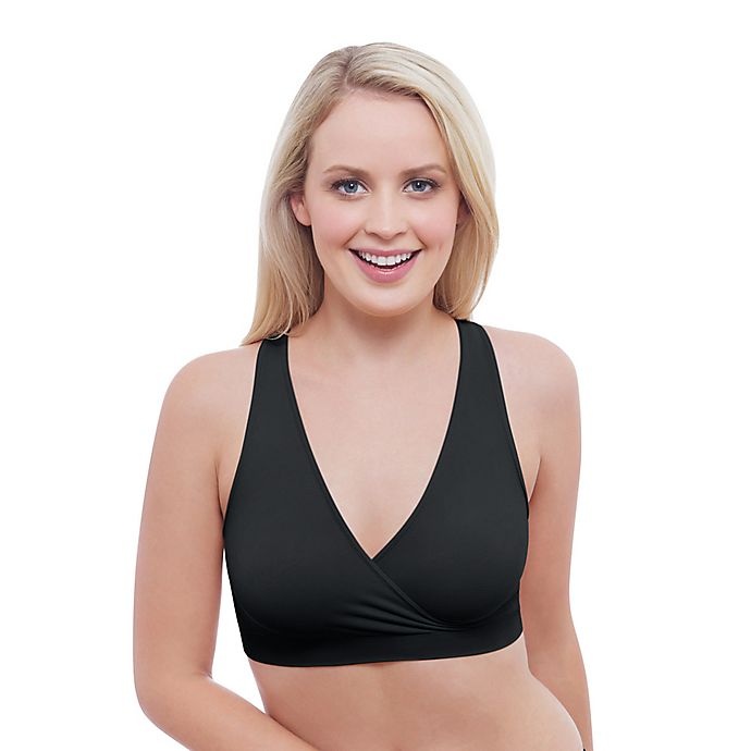 slide 1 of 6, Medela Small Nursing Sleep Bra - Black, 1 ct