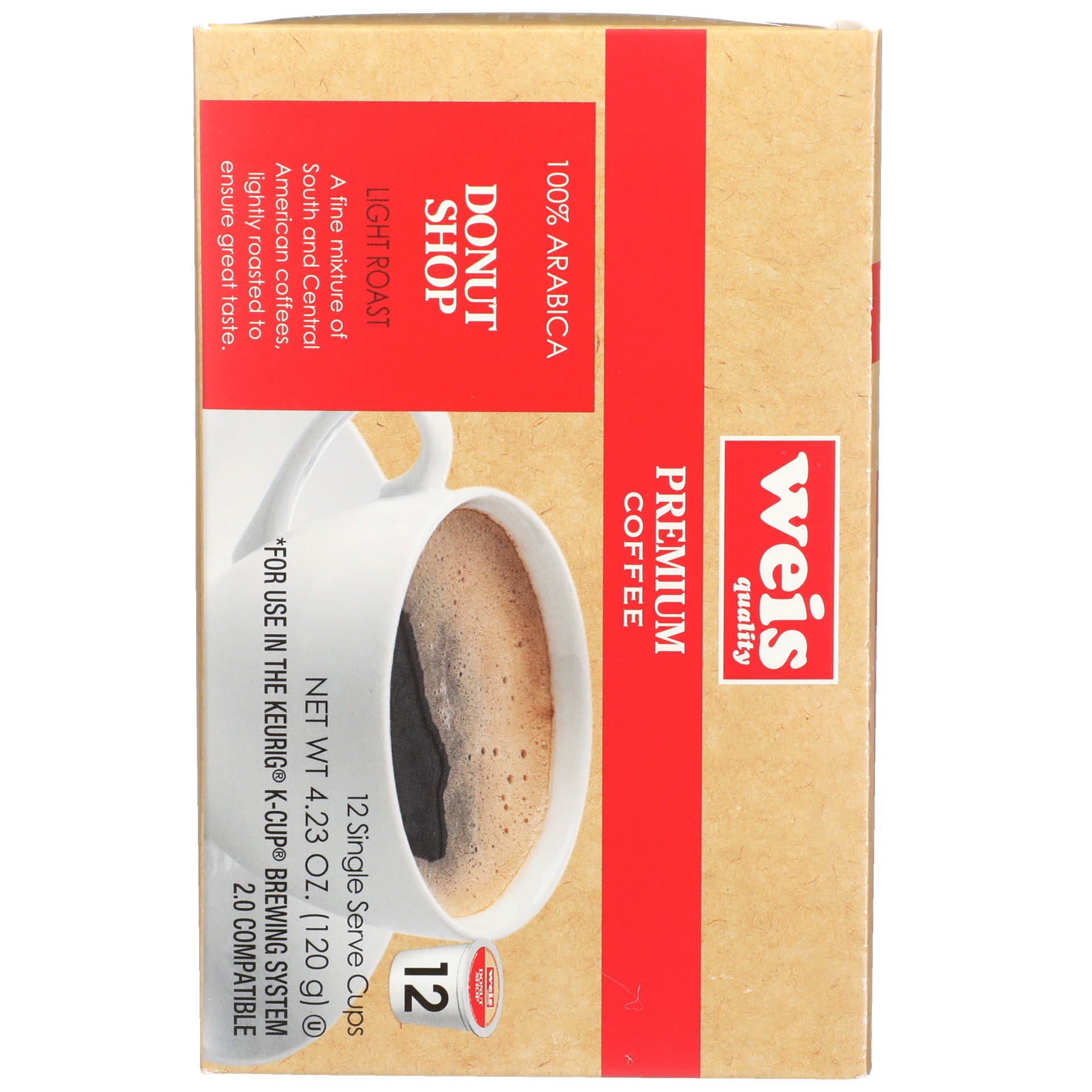 slide 4 of 6, Weis Quality 100% Arabica Donut Shop Single Serve Coffee Cups - 4.23 oz, 4.23 oz