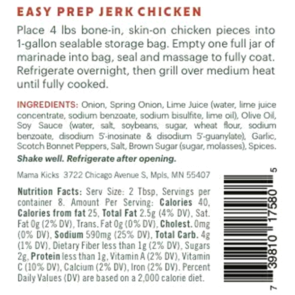 slide 7 of 13, Mama Kicks Jerk Marinade, 9.5 oz