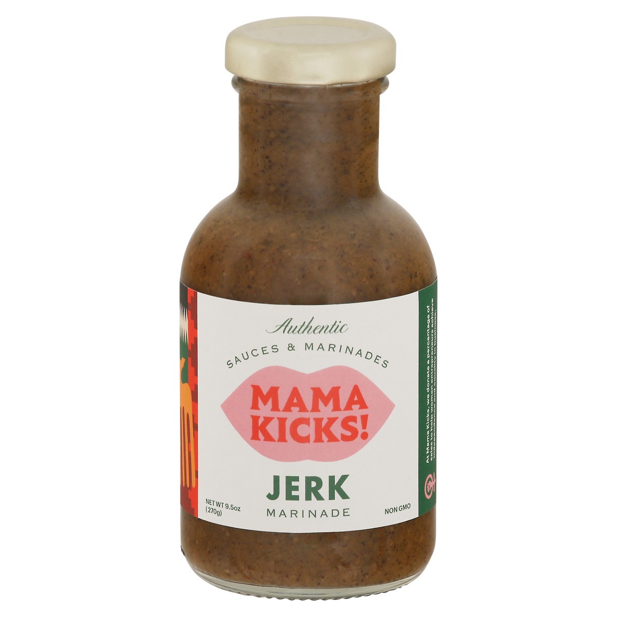 slide 1 of 13, Mama Kicks Jerk Marinade, 9.5 oz