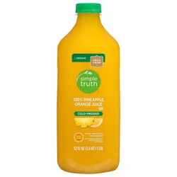 Simple Truth 100% Pineapple Orange Juice- 52 fl oz