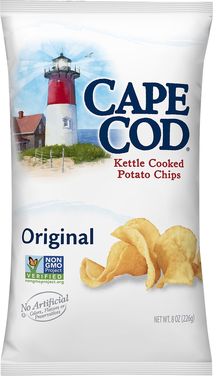 slide 5 of 8, Cape Cod Original Kettle Cooked Potato Chips, 8 oz