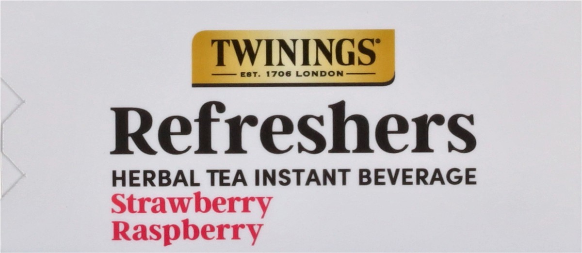 slide 10 of 14, Twinings Refreshers Instant Beverage Strawberry Raspberry Herbal Tea 5 Packets, 5 ct