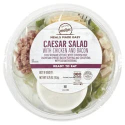 Fresh from Meijer Salad Bowl, Chicken Caesar with Chicken & Bacon, 5.75 oz