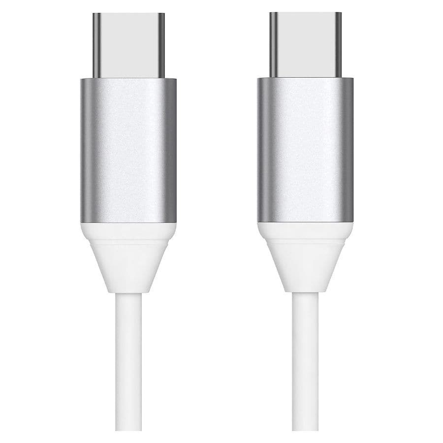 slide 1 of 5, Just Wireless 12 Foot USB-C to USB-C Cable 1 ea, 1 ct