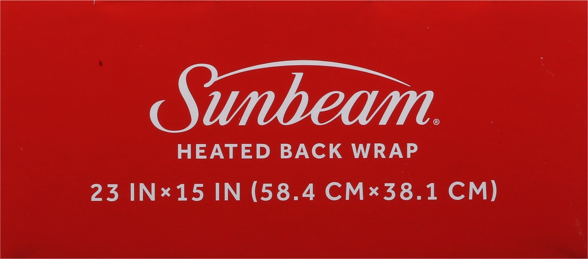 slide 7 of 9, Sunbeam Heated Back Wrap 1 ea, 1 ct