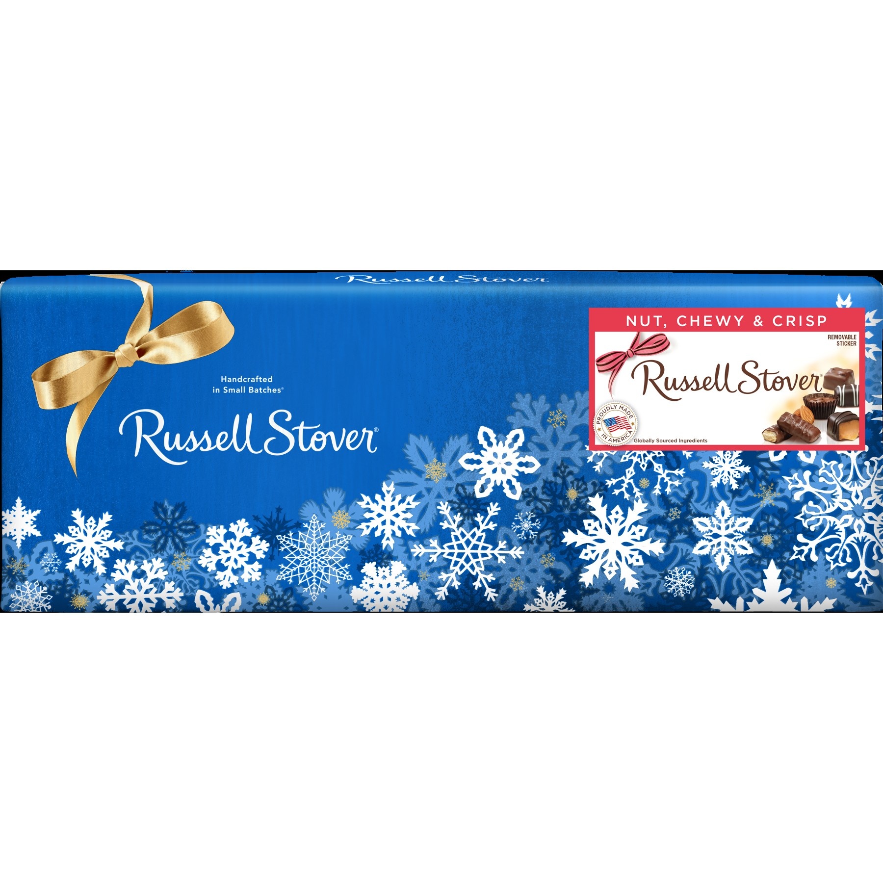 slide 1 of 6, Russell Stover Nut Chewy And Crisp Centers Fine Chocolates, 12 oz