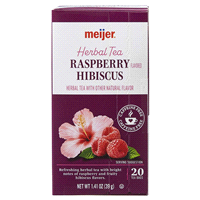 slide 19 of 29, Meijer Raspberry Hibiscus Tea - 20 ct, 20 ct