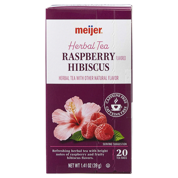 slide 20 of 29, Meijer Raspberry Hibiscus Tea - 20 ct, 20 ct