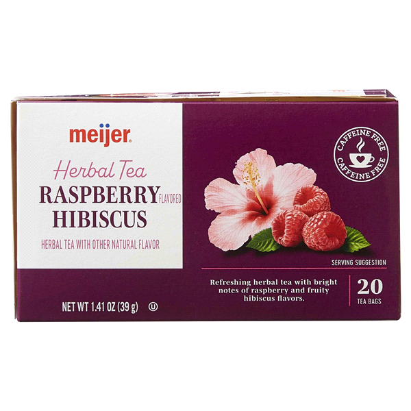 slide 24 of 29, Meijer Raspberry Hibiscus Tea - 20 ct, 20 ct