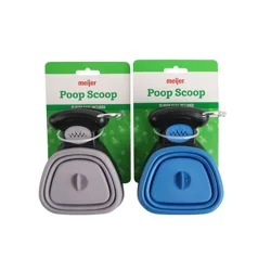 Meijer Pet Poop scooper Blue/Gray