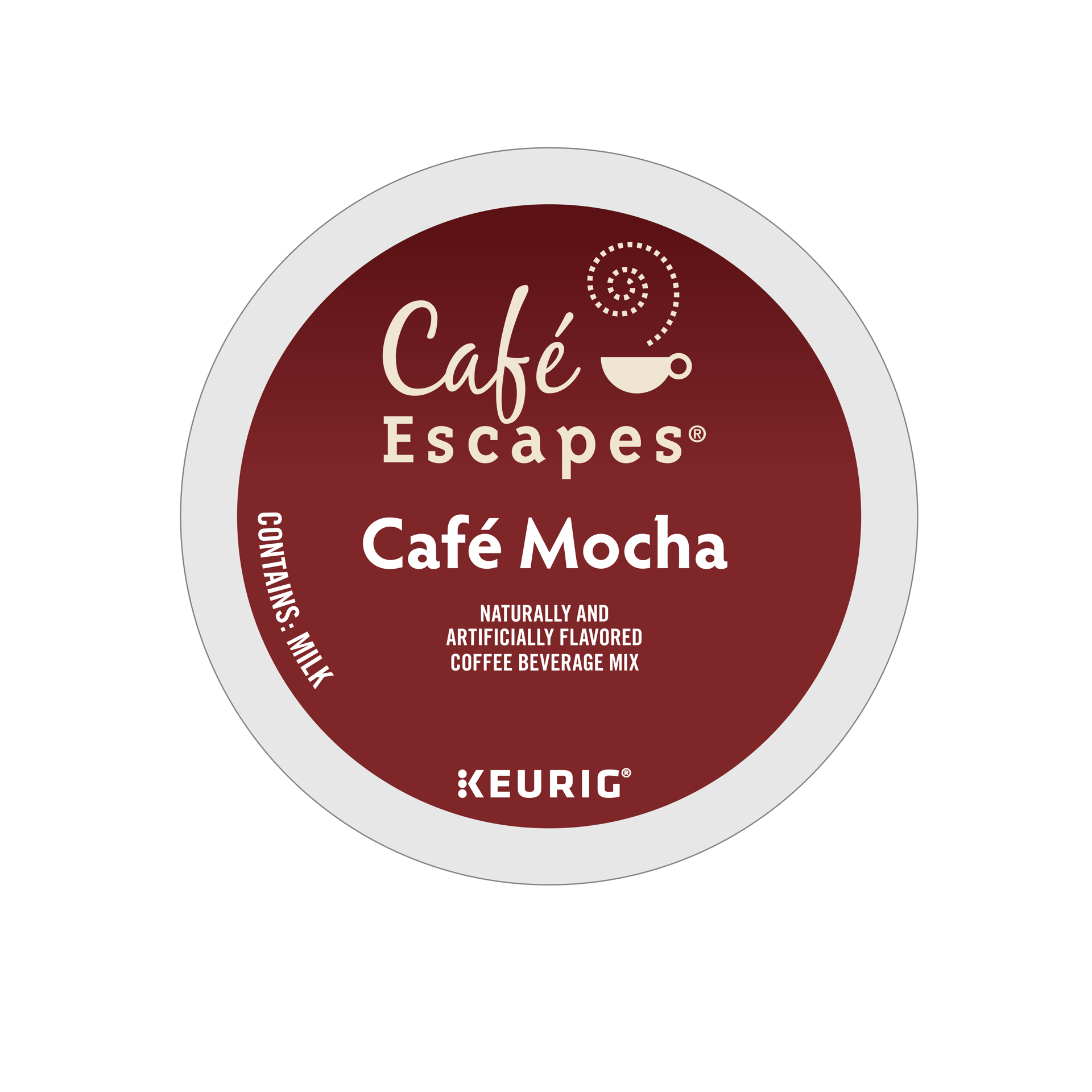 slide 2 of 5, Café Escapes Café Mocha Keurig Single-Serve K-Cup Pods, 12 Count, 12 ct