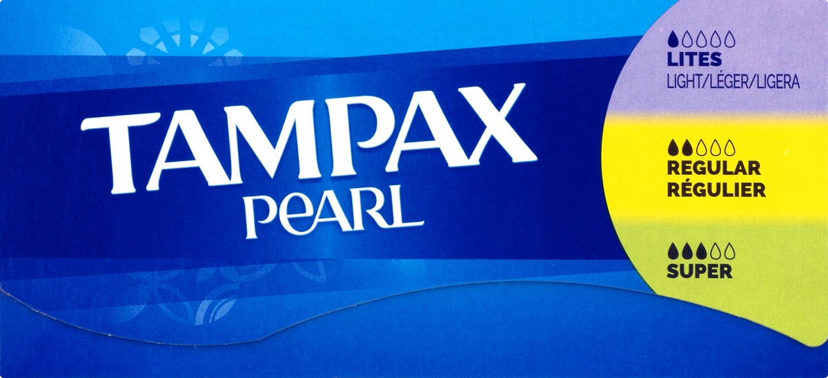 slide 9 of 9, Tampax Triple Pack Pearl Scented Tampons 34.0 ea, 34 ct