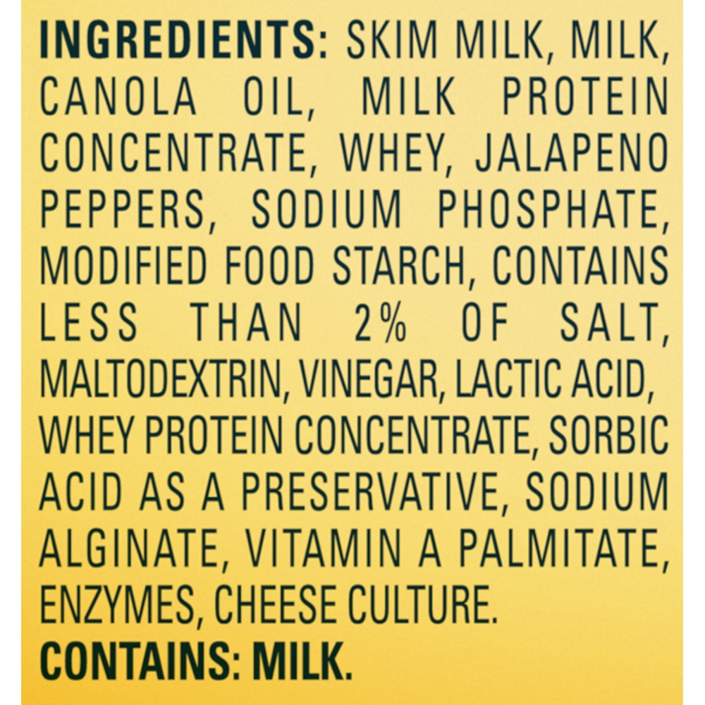 slide 6 of 6, Velveeta Jalapeno Cheese with Jalapeno Peppers, 16 oz Block, 16 oz